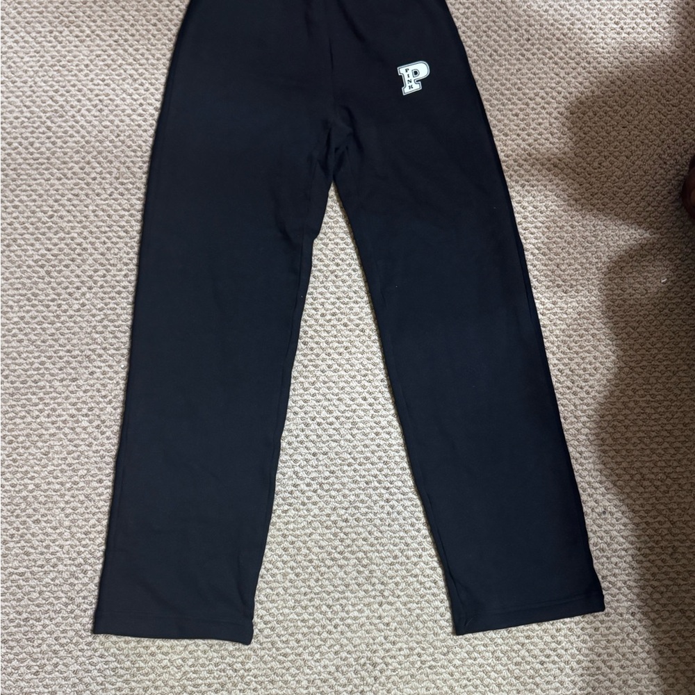 PINK Victoria's Secret Black Track Pants - Picture 2 of 5